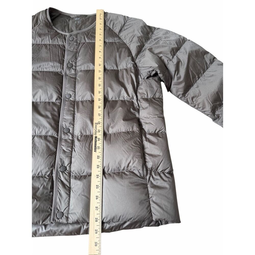 Uniqlo Taupe Quilted Snap-Front Puffer Jacket - Picture 6 of 15